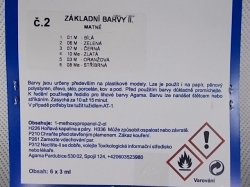 Sada barev základní II. Red Line Color matné Agama