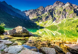 Puzzle Jezero Mořské oko Polsko 1500 dílků Castorland C-152216-2