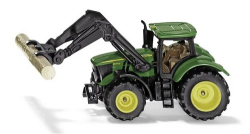 Siku 1540 Traktor John Deere s nakladačem na klády