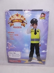 Policista kostým na karneval 120 - 130 cm