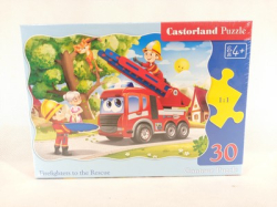 Puzzle Hasiči zachraňují kočku 30 dílků Castorland B-03792-1