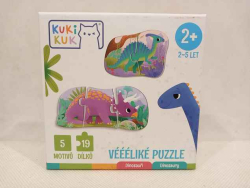 KukiKuk Véééliké puzzle Dinosauři