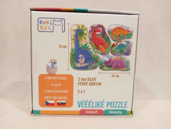 KukiKuk Véééliké puzzle Dinosauři